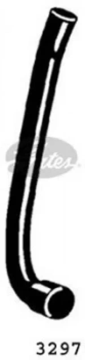 Curved Radiator Hose 420mm X 32 Gates 3297