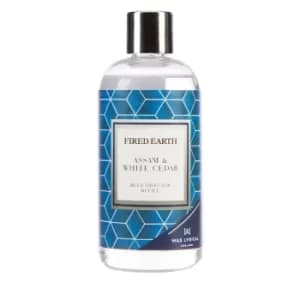 Fired Earth Assam and White Cedar Reed Diffuser Refill - 200ml