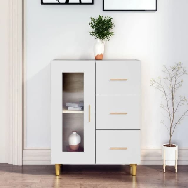VIDAXL Sideboard White 69,5x34x90cm Engineered Wood Vidaxl 8720287080121
