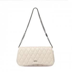 Karen Millen Finsbury Mini Quilted Shoulder Bag - CREAM101
