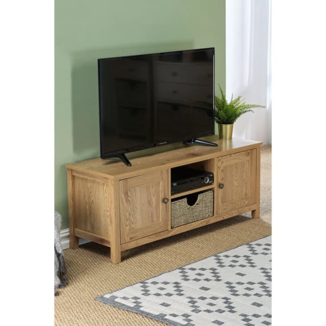 Homelife Devon TV Unit - Brown Brown One Size