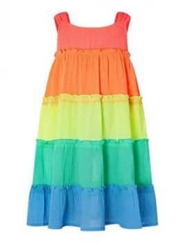 Accessorize Girls Colourblock Dress - Multi