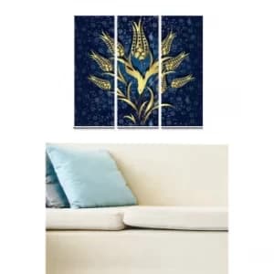 MDF31185319 Multicolor Decorative MDF Painting (3 Pieces)