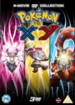 Pokemon Movie 17-19 Collection: XY (Diancie and the Cocoon of Destruction, Hoopa and the Clash of Ages, Volcanion and the Mechanical Marvel)