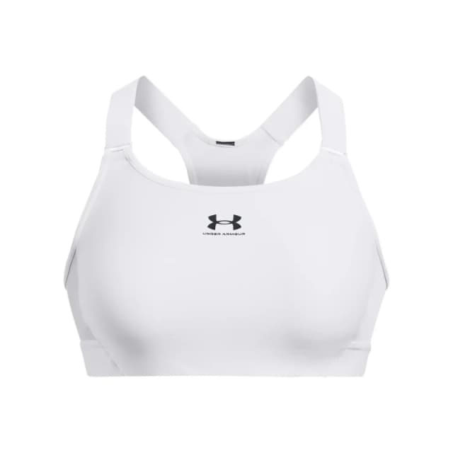 Sports bra Under Armour HeatGear High Blanc Female XS