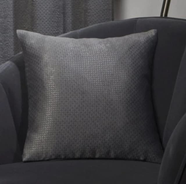 New Edge Blinds Metro Collection Cushion Cover in Grey Size: 43cm x 43cm Grey Unisex 43cm x 43 cm