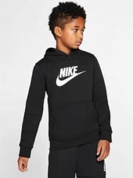 Nike Sportswear Older Boys Amplify Hoodie - Black/Grey