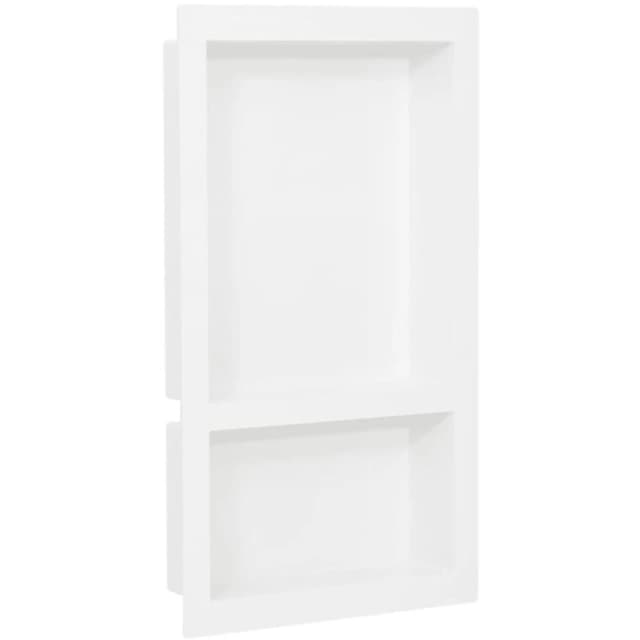VIDAXL Vidaxl - Shower Niche with 2 Compartments High Gloss White 41x69x9cm 8720286802854