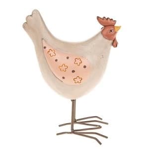 Henrietta Hen Pink Wing Small Ornament