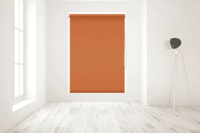 Blinds Outlet Blackout Roller Blind in Burnt Orange Size: 210cm width x 160cm drop Burnt Orange Unisex 210cm width x 160cm drop