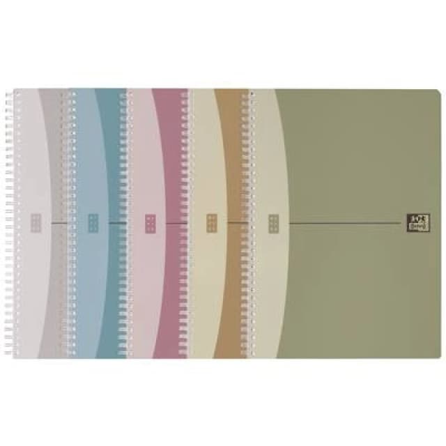 Oxford Oxford Notepad 100101421 Blue, Grey, Green, Purple, Red A4 Squared No. of sheets: 90 100101421