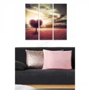 MDF2244233 Multicolor Decorative MDF Painting (3 Pieces)