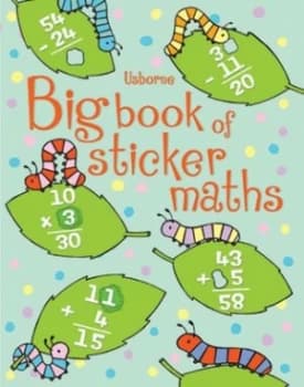 Big Book of Sticker Maths by Fiona Watt Book