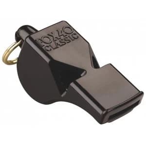 Fox 40 Classic Official Whistle CW Wrist Lanyard Black