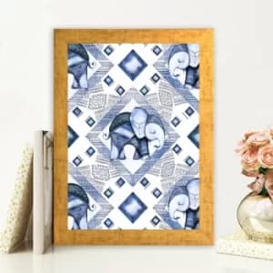 AC746912101 Multicolor Decorative Framed MDF Painting