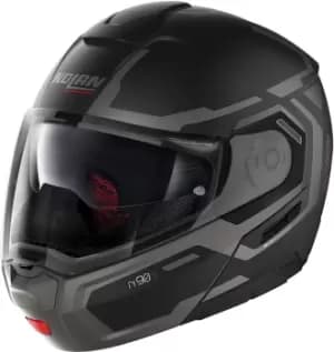 Nolan N90-3 Driller N-Com Helmet, black-grey Size M black-grey, Size M
