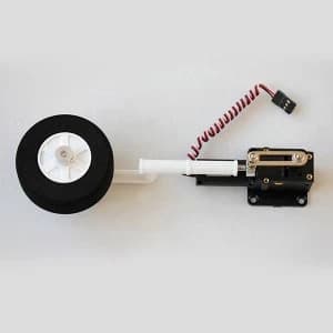 Dynam P61 Black Widow Nose Retract, Strut And Wheel Set