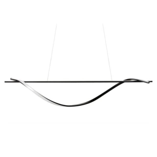 Beliani LED Pendant Lamp Bodri Metal Black