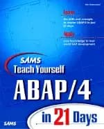 sams teach yourself abap 4 in 21 days