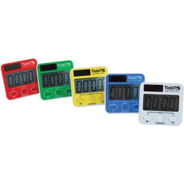 Sports Directory Dual Power Timers (Pack of 5) Neutral male One Size