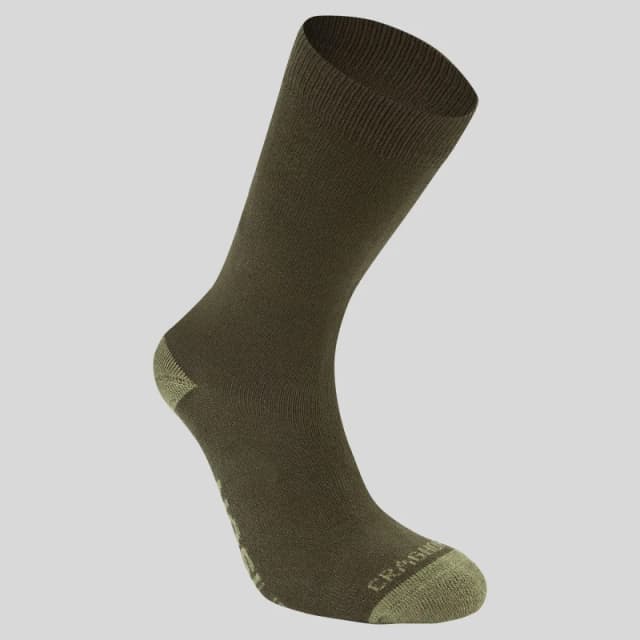 Craghoppers 'NosiLife' Single Travel Socks Dark Green unisex