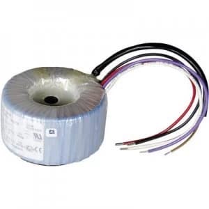 Toroidal core transformer 1 x 230 V 2 x 12 V AC 100 VA 4.17 A