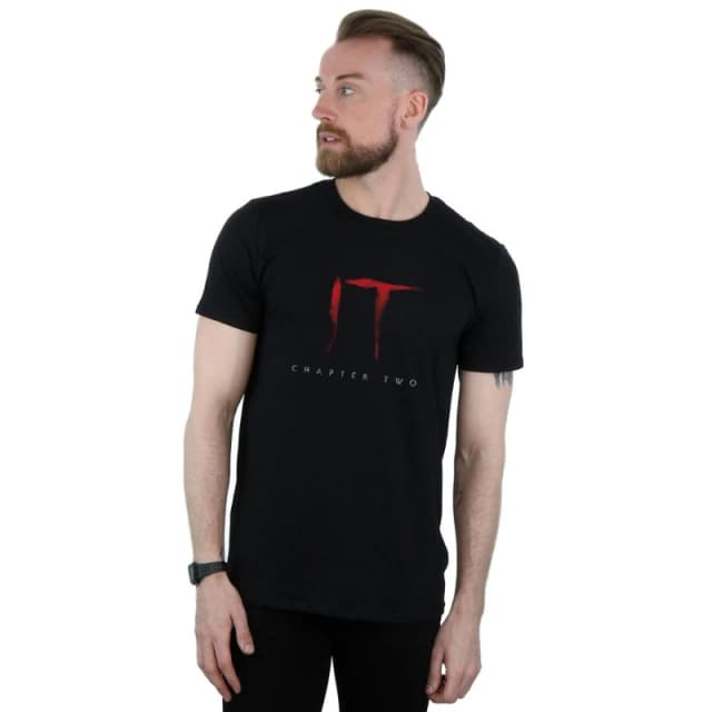 IT Chapter Two IT Chapter Two Men Movie Logo T-Shirt in Black Size: Small Black S Male 5059308767165