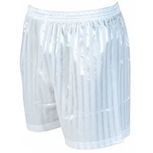 Precision Striped Continental Football Shorts 34-36" White