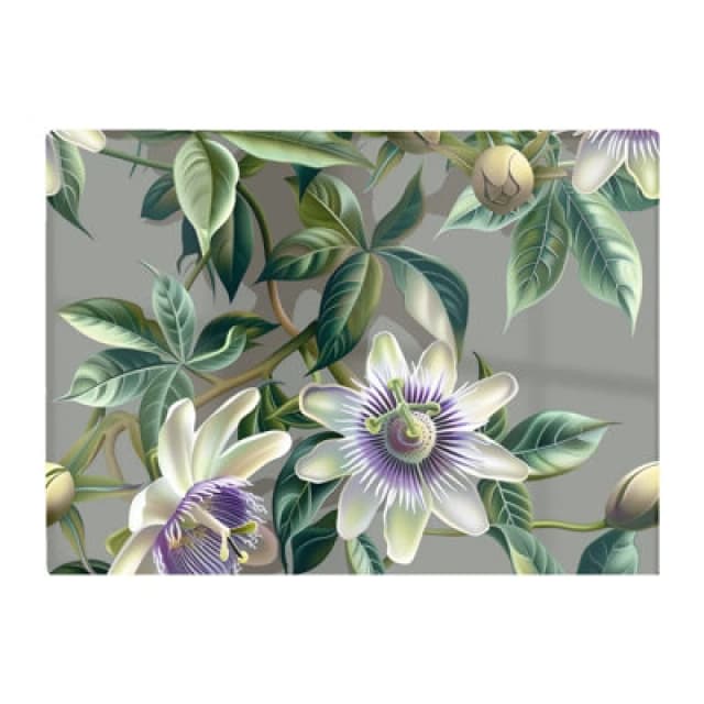 Warren Reed Designer Passion Flowers Chopping Board