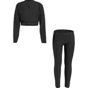Calvin Klein Jeans Knit Pj Set (Ls & Legging) - Black