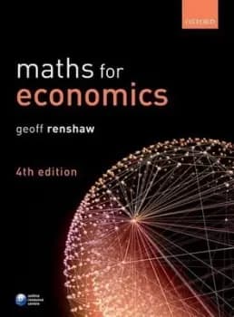Maths for economics - Geoff Renshaw - Paperback - Used