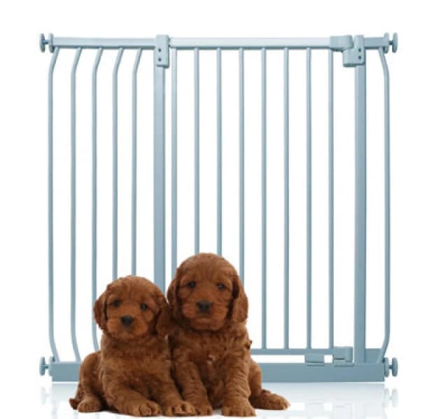 Bettacare Extra Tall Elite Dog Gate, 98Cm - 107Cm, Matt Grey, Extra Tall 96.8Cm In Height, Pressure Fit Pet Gate