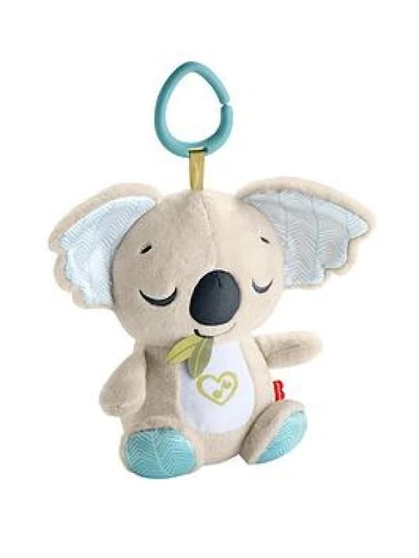 Fisher-Price Baby Toy On-the-Go Koala Soother Plush Portable Sound Machine with White Noise & Music for Newborns Ages 0+ Months JBD65 Koala on the G