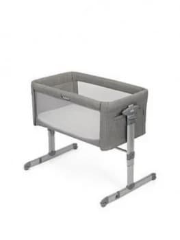 Joie Roomie Glide Bedside Crib - Foggy Grey