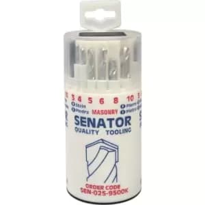 Senator Multi Purpose Drill Set in Robust Case