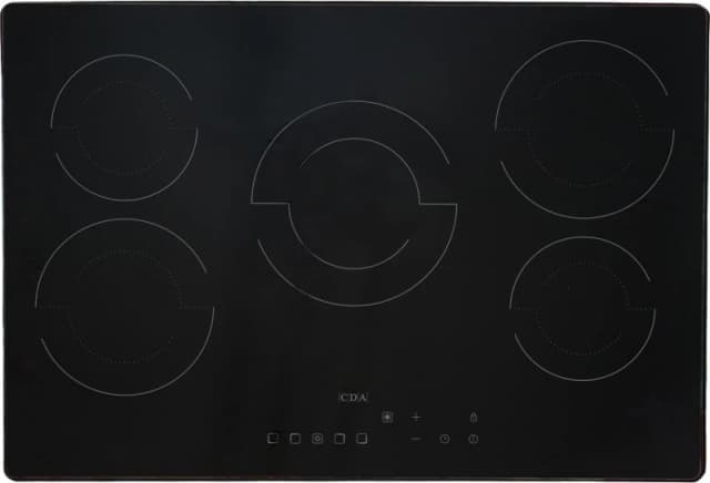 CDA 75cm 5 Zone Ceramic Hob SCC070FR Black