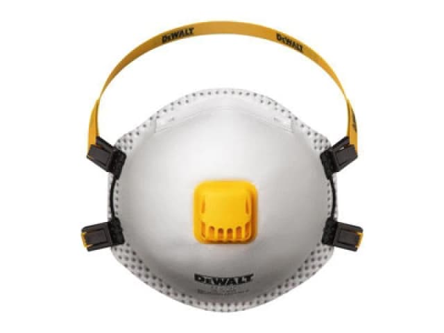 DEWALT Respiration FFP3 Disposable Respirator Mask Pack Qty: Pack of 5