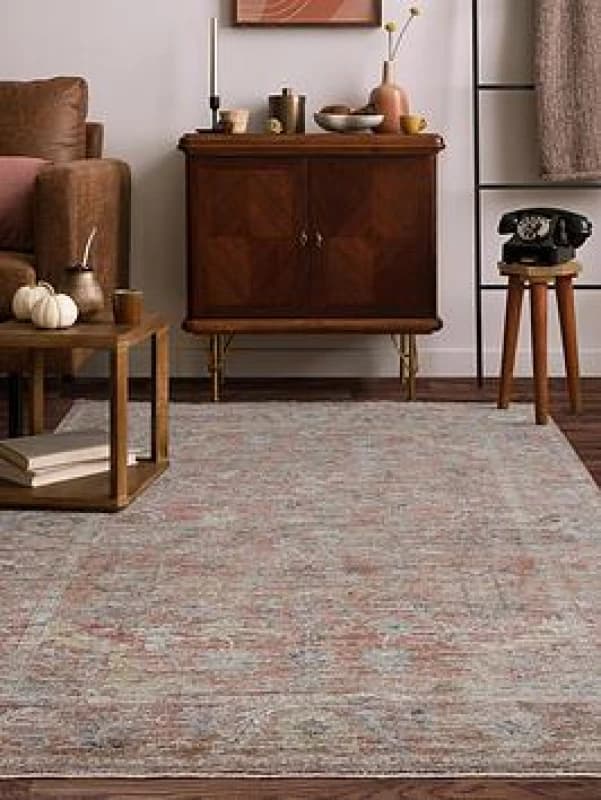 SO'HOME Softly Faded Antique Look Rug Red 120x160CM;080x160CM