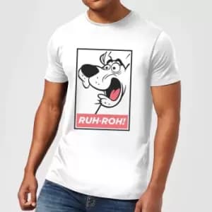 Scooby Doo Ruh-Roh! Mens T-Shirt - White - 5XL