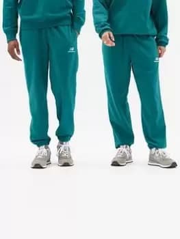 New Balance Uni-ssentials French Terry Sweatpants - Green, Size L-Xl, Women
