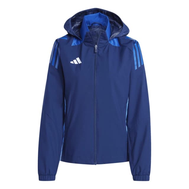 adidas Womens Rain Anorak Navy Blue female 6 (XXS)