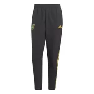 adidas Jamaica Pre Match Tracksuit Bottoms 2023 Adults - Black