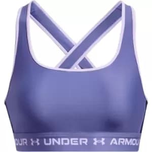 Under Armour Crossback Mid Sports Bra - Blue