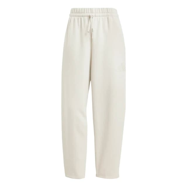 Adidas Womens Trousers adidas Essentials Contemporary Logo Fleece Barrel Beige Female M