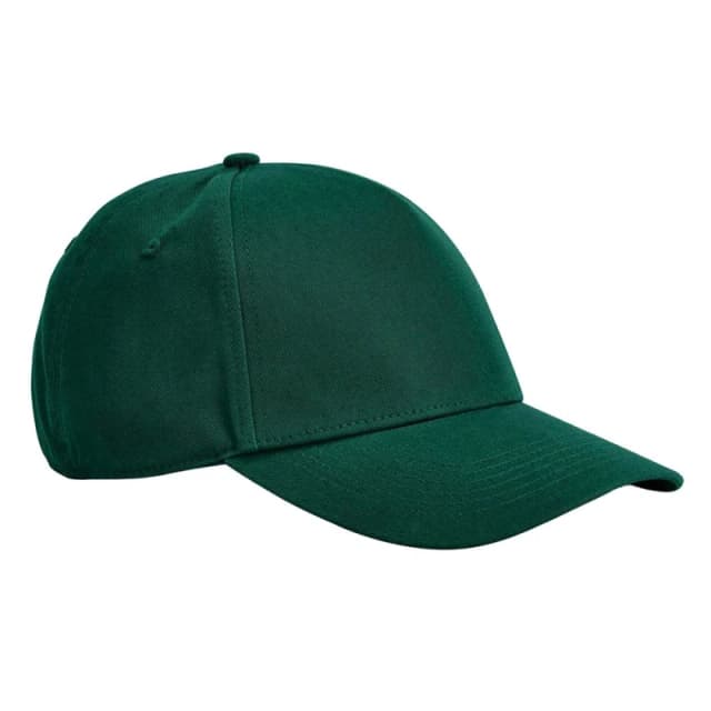 Beechfield Mens EarthAware Classic 5 Panel Cotton Baseball Cap in Bottle Green Bottle Green Male One Size