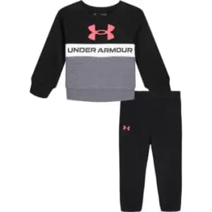 Under Armour Armour Pieced Branded Logo Hoodie Set Baby Boys - Black