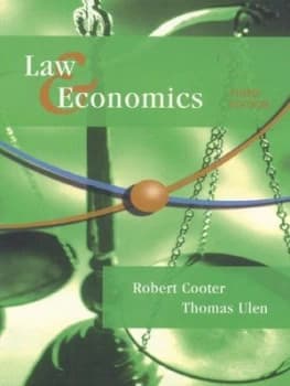 Law and Economics by Robert D. Cooter Hardback