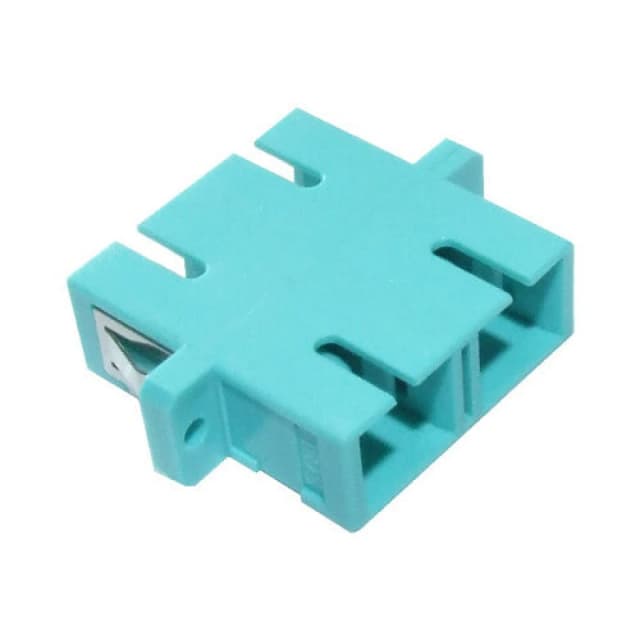 Cablenet Cablenet OM3 SC Duplex Adaptor Aqua XXFASC3