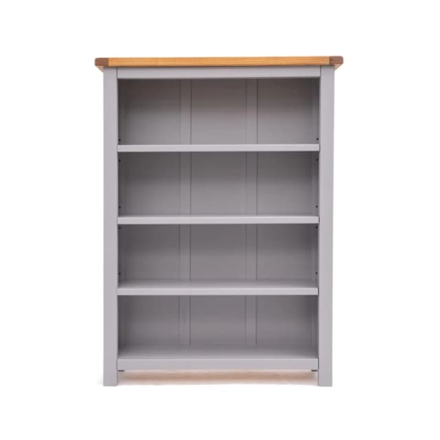 Cabinet Bits Bookcase 120x90x25cm in Grey Size: 120 x 90 x 25cm Grey Unisex 120 x 90 x 25 cm