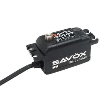 Savox Low Profile Brushless Hv Digi 12Kg/0.08S@7.4V - Black